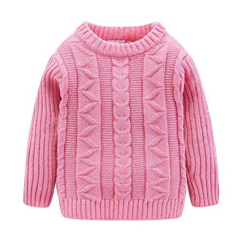 LittleSpring Little Boys Girls Pullover Sweaters Knitted Long Sleeve Warm Tops