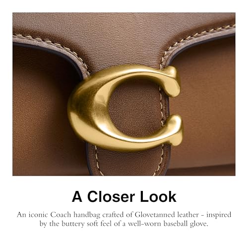 Coach Tabby 19 Shoulder Bag with Burnishing, B4/Honey Brown4
