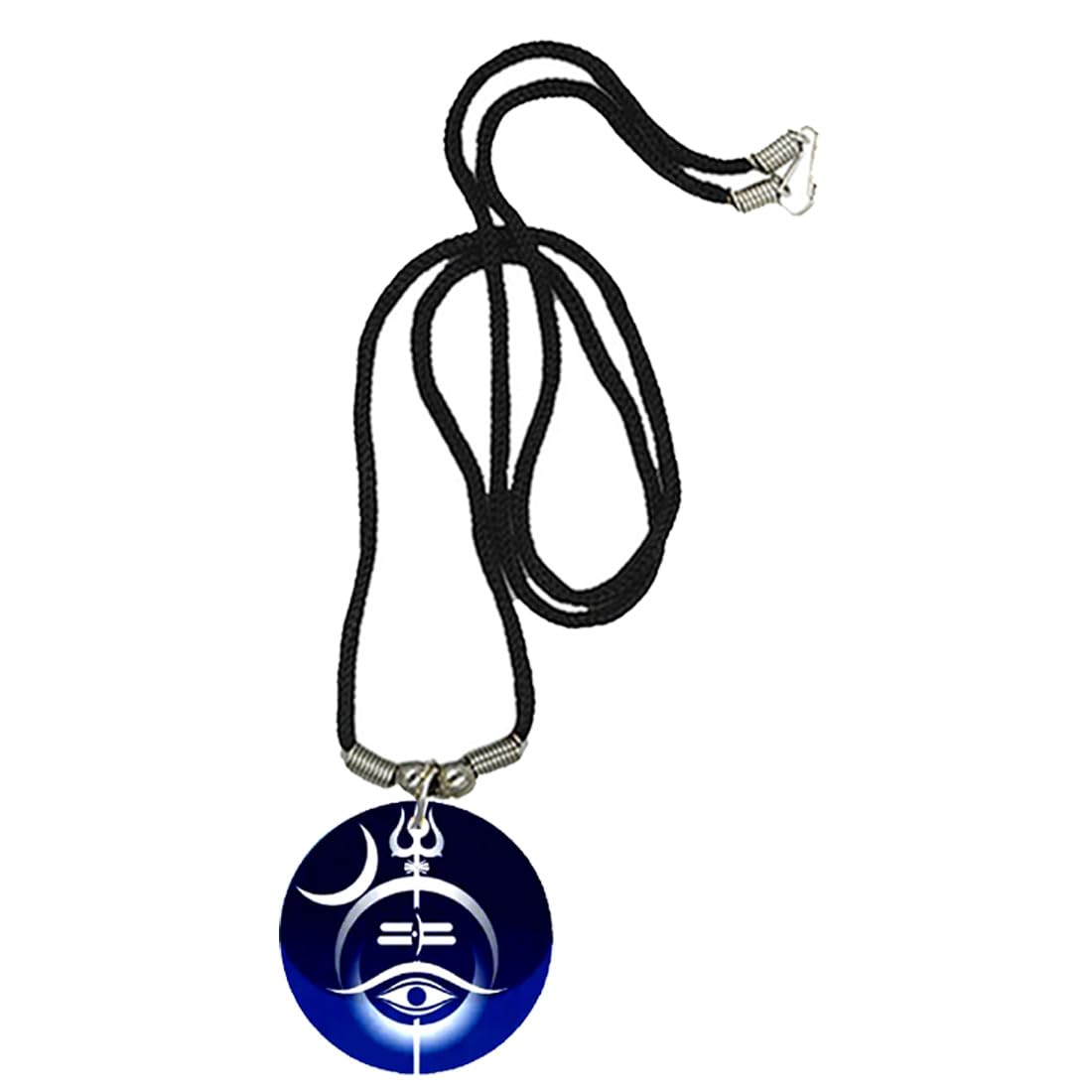 Lord Shiva Tilak Trishul Eye Acrylic Pendant with Cord Chain for Men Women, Religious Mahadev Symbol Pendant, Spiritual Jewelry Gift for Prayer, Temple & Festivals-image-16