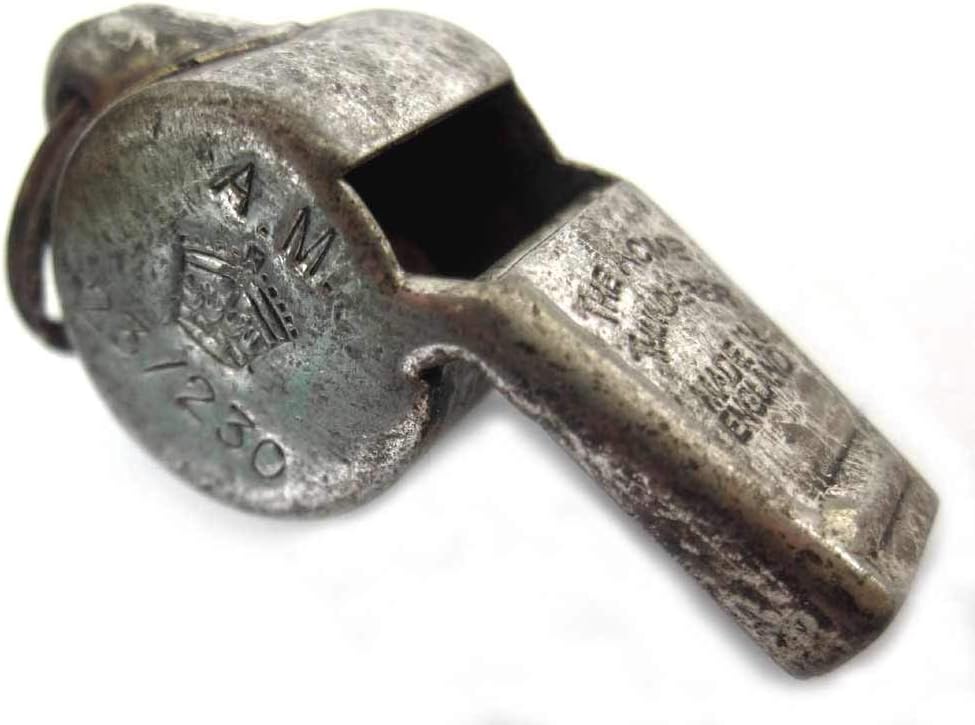 WW2 Acme Whistle Air Ministry 23/230 RAF USAAF Rescue Emergency Ditching Thunderer WWII Aged