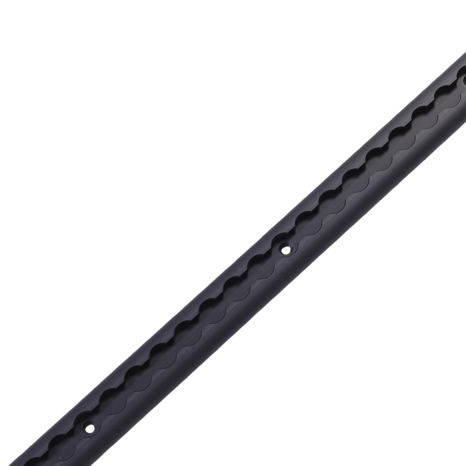 Wytrzymały aluminiowy system mocowania szyny L, 3,2 stopy, z 8 złączkami o-ringowymi do motocykli, ATV, ciągników użytkowych (czarny)