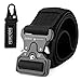 Produktbild FEIKCOR Taktischer Gürtel, 1.75 Taktischer Heavy Duty Taillengürtel, Quick-Release Military Style Schützen Nylon Gürtel mit Metall Gürtelschnalle, Black, 125cm