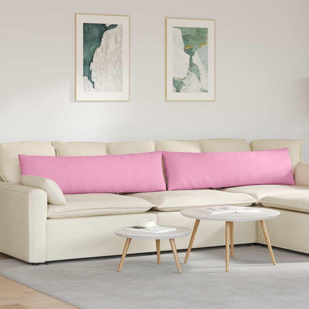 Coussin de salon rose 145 x 40 cm pour créer un coin lecture confortable dans votre bureau