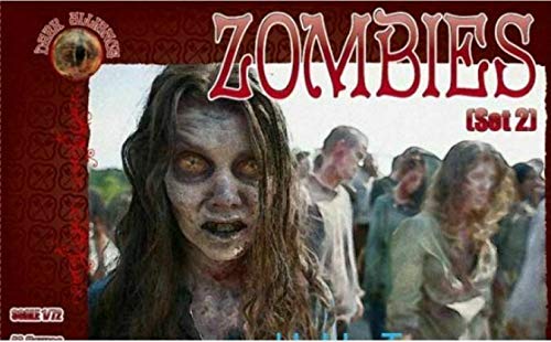 Set de Figuras Zombies Fantasy Series 1/72 Escala miniatura 2