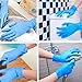 Nitrile Hand Cover, Profession Grade, Disposable, Household Kitchen Cleaning Tools, Food Safe, Non Latex, Powder Free, Convenient Dispenser (100 PC MEDIUM BLUE))