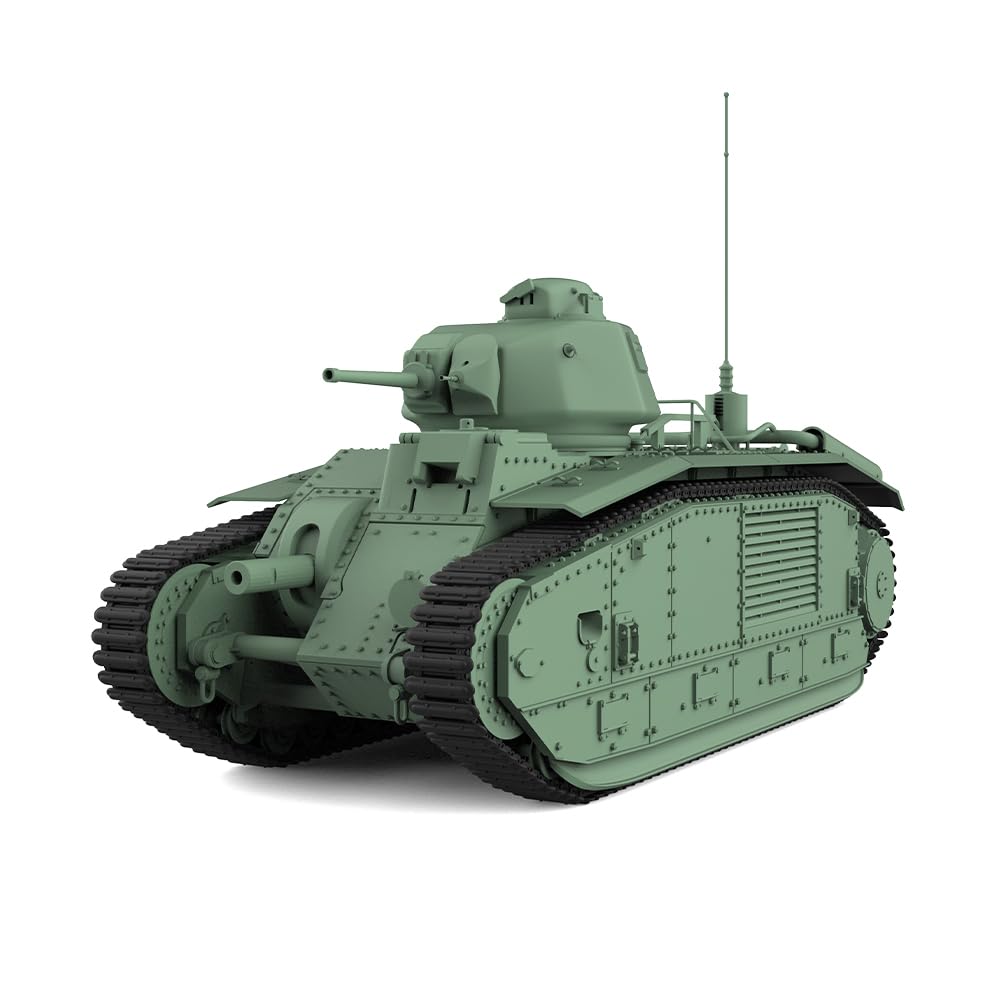 MRY-SFW SS32651 1/32 zestaw wojskowy czołg ciężki B1 Francja (etap II)