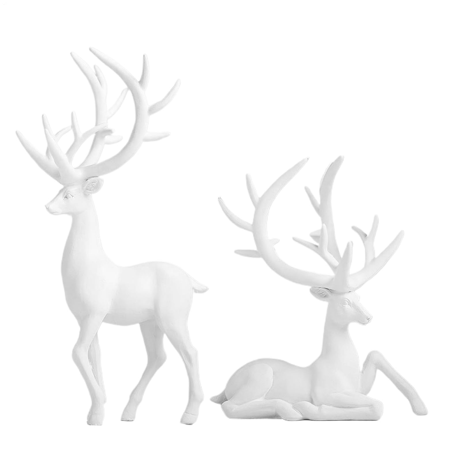 Juego de mesa de escultura de reno para crear un hogar navideño