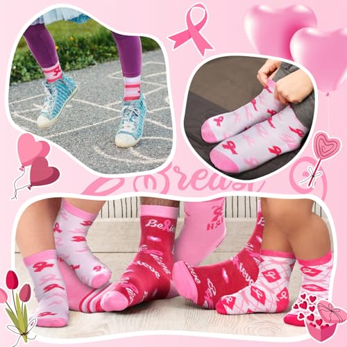 Shinymoon 8 Pairs St. Patrick's Day Shamrock Socks for Kid Child Irish Green Clover Socks for Kid Girl Boy Holiday Hoses Gift4