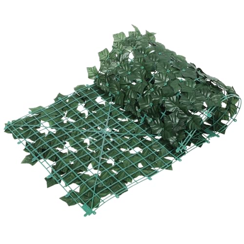 FONDOTIN Planta Verde simulada Artificial Plants el Patio Jardin jardín Tallos Verdes Cerca de la Planta Verde Pared de Hojas Verdes simuladas Valla de Planta simulada el plastico Green