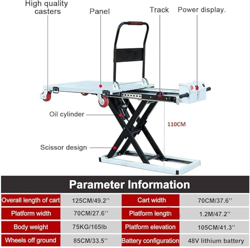 Przenośny stojak na piłę ukośną z hydraulicznym podnośnikiem i kołami – nośność 299 kg do obróbki drewna i projektów budowlanych, regulowany dla łatwego użytkowania