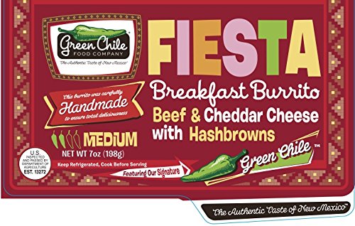 Fiesta Breakfast Burrito, Beef/Hashbrown/Cheddar, 7 oz., (12 count)
