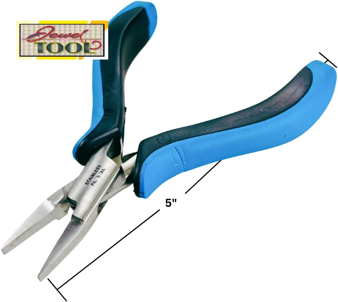 5 Piece 5" (12.7 cm) Jeweler's Premium Pliers Set | Flat Nose, Bent Nose, Chain Nose, Sidecutter, Round Nose | | Dual-Color, Ergonomic Grip | Essential for Intricate Wirework & Jewelry Crafting