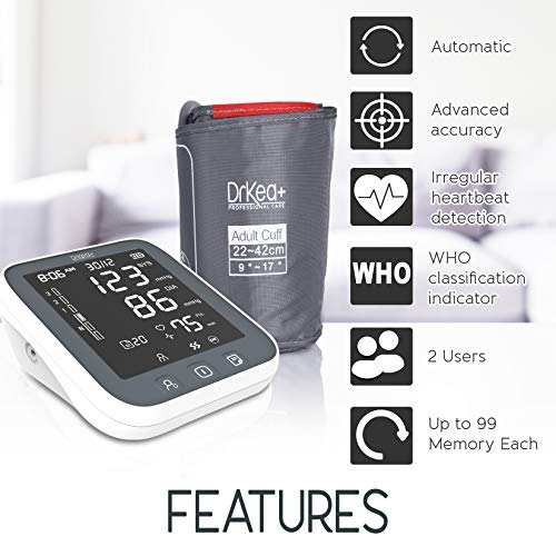 Reviews for DrKea Large LED Backlit Automatic Blood Pressure Monitor