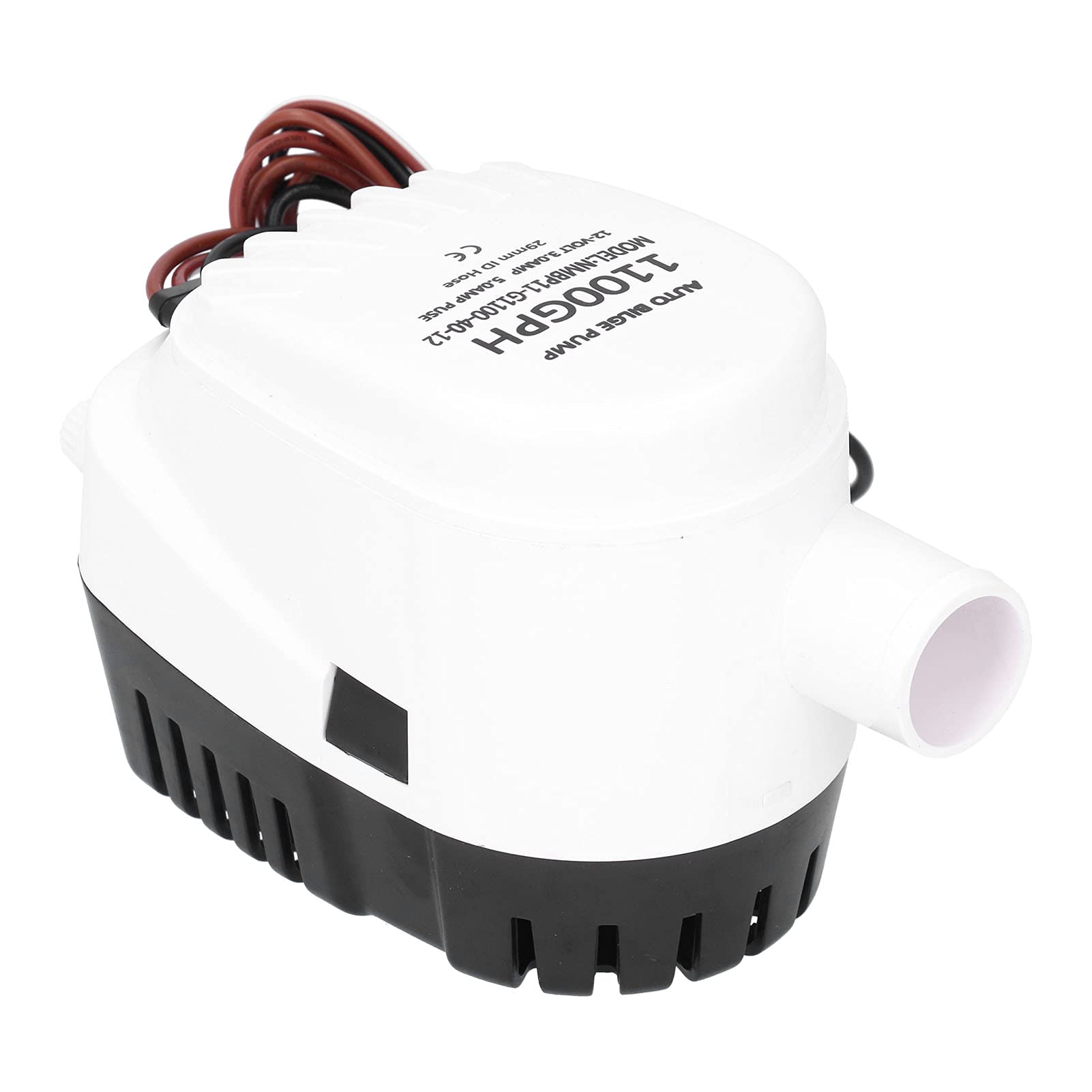 Interruttore a galleggiante incorporato ad alta efficienza per pompa di sentina sommergibile automatica per barche 12V 1100GPH