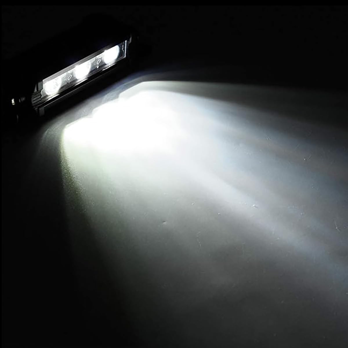 Willpower jednorzędowa listwa świetlna LED 4", 15 W, bardzo wąski profil, wąski mini reflektor dla samochodów osobowych, ciężarówek, przyczep, 4x4, SUV, ATV