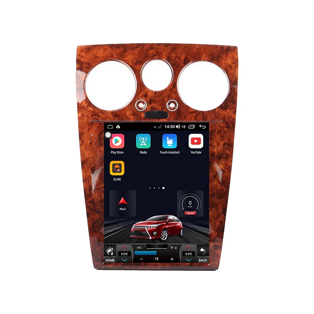 12.1" Tesla Style Car Stereo for Bentley Flying Spur 2005-2019, Android Radio Head Unit for Continental with Wireless CarPlay, Android Auto, GPS