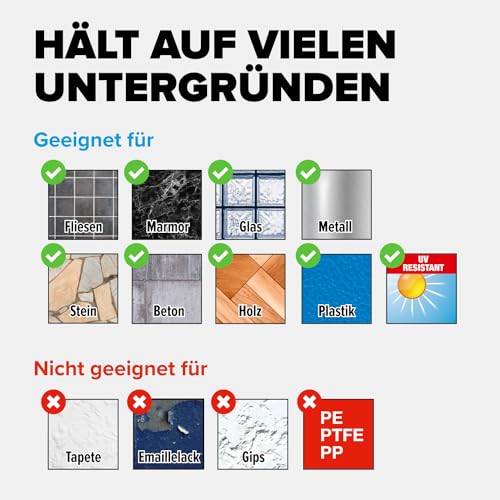 tesa MOON BLACK Handtuchhaken, matt schwarz, für Bad & WC - für Bäder im Industrial Style und moderne Badezimmer - bohrfrei, inkl. Klebelösung - 37 mm x 37 mm x 36 mm