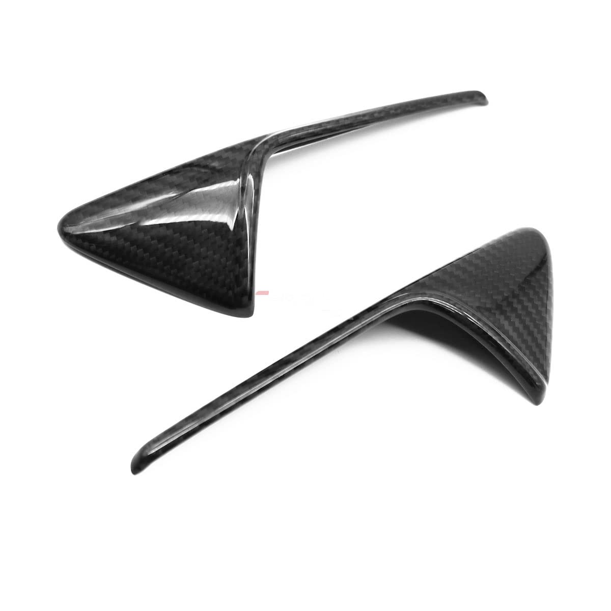 Cobra-TekCarbon Fiber Side Lamp Camara Cover Compatible with 2021-2022 Tesla Model S - Model 3 - Model X - Model Y