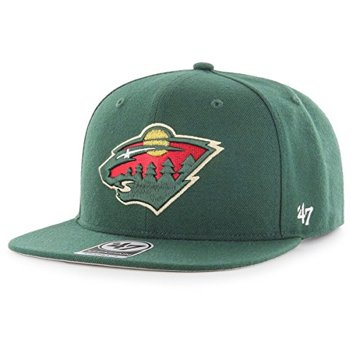 Gorra 47 NHL Minnesota Wild Wool Verde Oscuro Talla Única miniatura 1