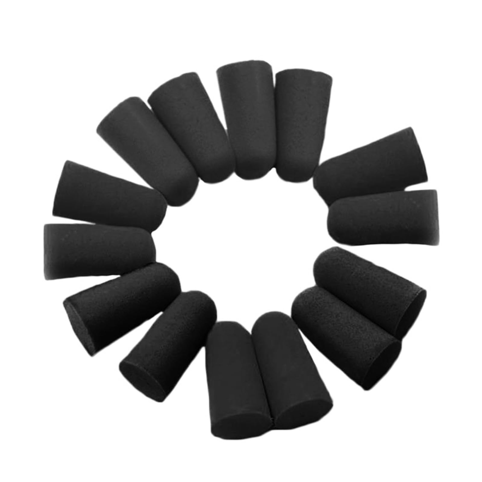 Bouchons d'oreille, 50 pièces/25 paires, bouchons d'oreille noirs de prévention du bruit de sommeil de voyage, réduction du bruit for dormir en voyage, bouchons d'oreille en mousse conique souple