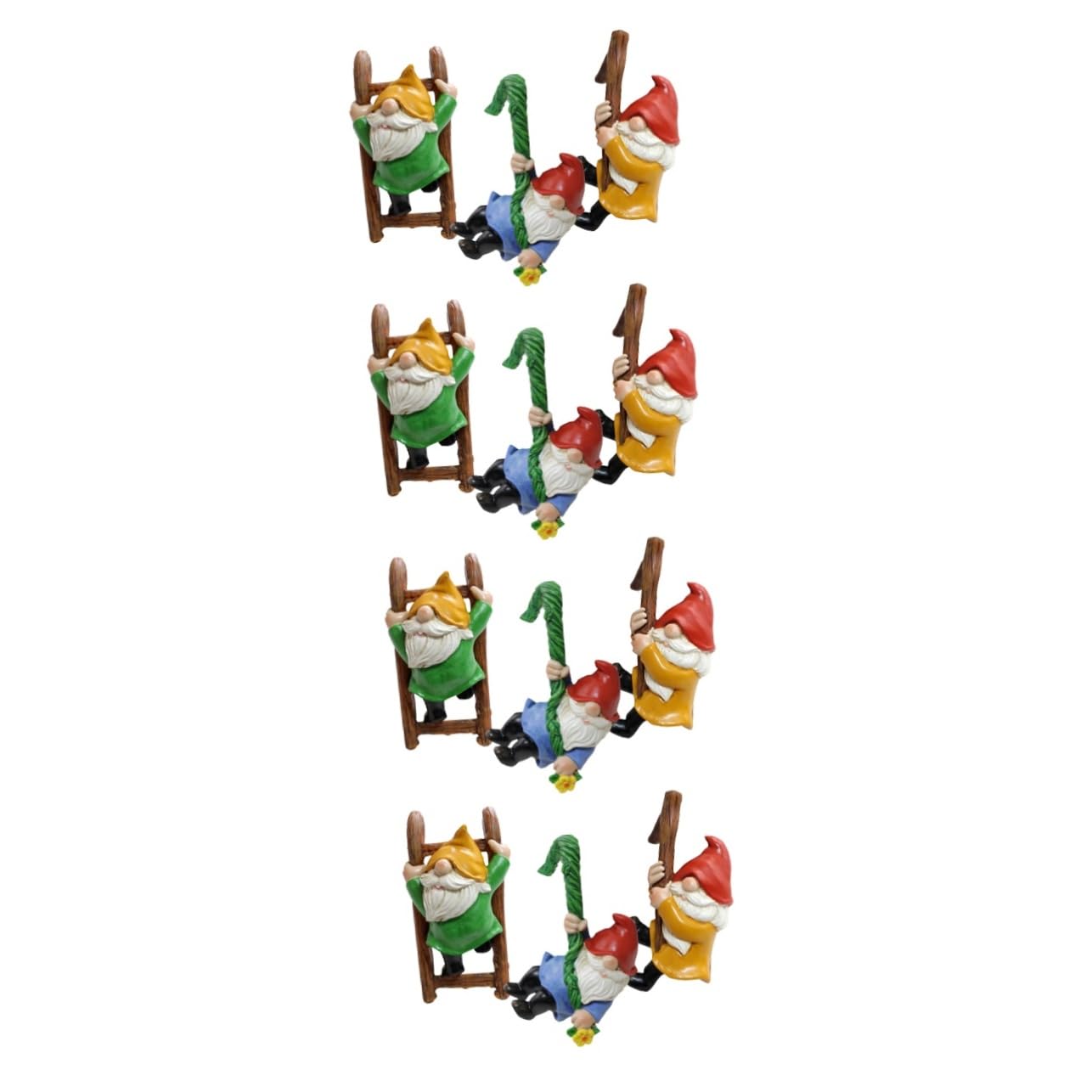 Décor de jardin gnome figurines suspendues UKCOCO en résine haute résistance