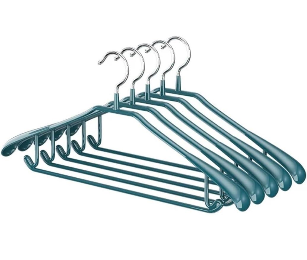 10 Uds. Percha Gruesa para Abrigos con Hombros Anchos, Antideslizante, Almacenamiento para El Hogar, Percha para Guardarropa para Sudadera(Grün)