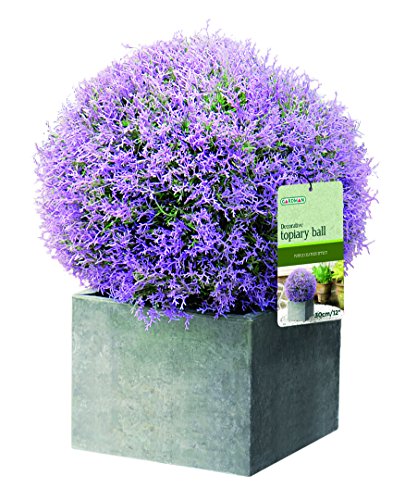 Gardman 02810 - Palla Topiaria con Effetto Fiore Viola Diametro 30Cm