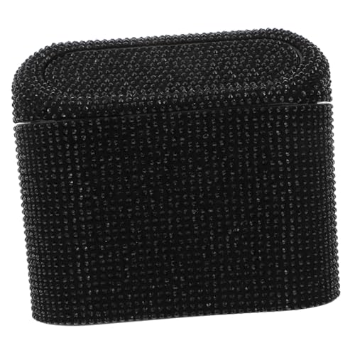 Poubelle voiture compacte et résistante avec strass brillants pour ranger vos petits déchets