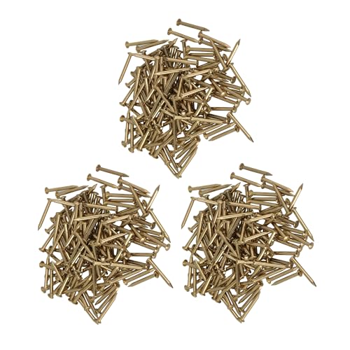 300 clavos de aleación de cobre para muebles decorativos 0.59x0.12 pulgadas miniatura 6