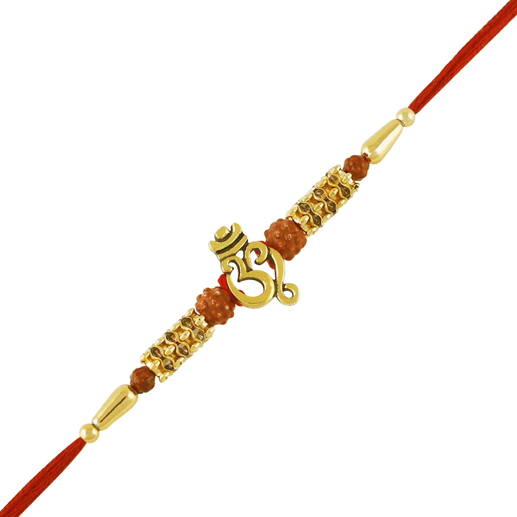 Okos Rakshbandhan Rakhi | Rakhi For Brother, Bhaiya, Bhai | Rakhi Combo | Rakshabandhan Gift Set| Rakhi Gift| Kundan Rakhi Combo Set| Rakhi Set for Brother