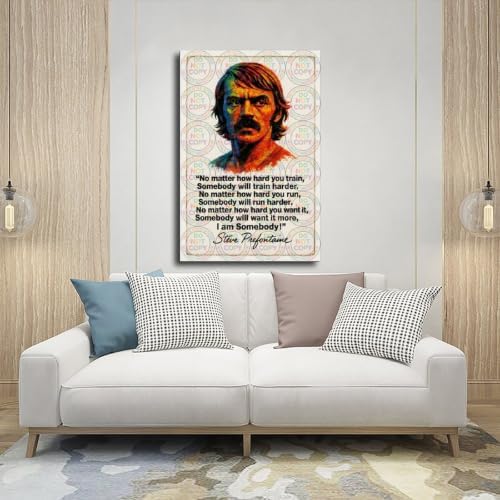LIUHECAI Distance Runner Steve_Prefontaine's Quote Canvas Poster - 3