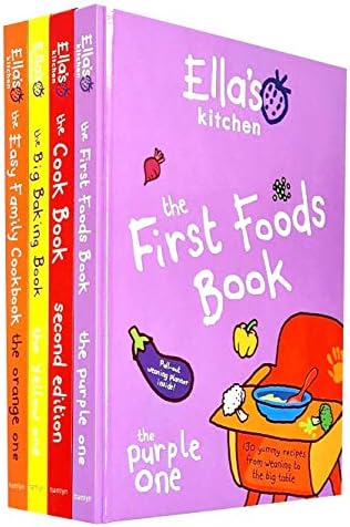 Ella's Kitchen Cookbook Collection 4 Books Set