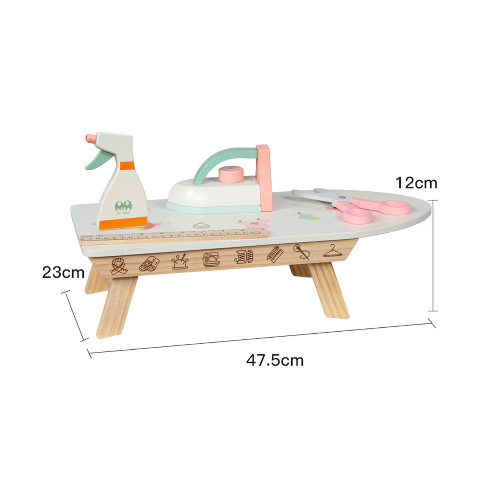 Juguete para Niños, Juguete para La Lavandería, Juguete para El Desarrollo Sensorial con Plancha para La Ropa.