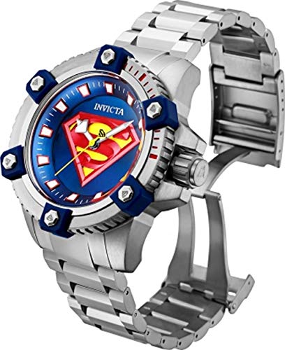 Invicta Men's DC Comics 48mm Arsenal Superman Limited Edition Quartz Stainless Steel Bracelet Watch Invicta Men's DC Comics 48mm Arsenal Superman Limited Edition Quartz Stainless Steel Bracelet Watch