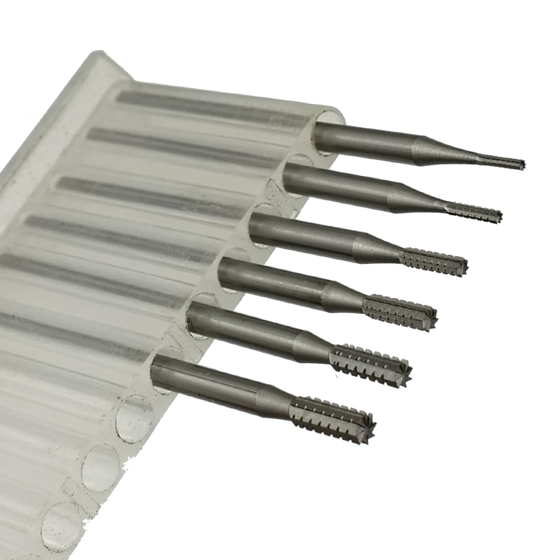 6 Pcs 3/32" Shank Cylindrical Cross Cut Burr (008-023) — Amazon image 4