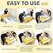 WASHINBED Flat Transfer Slide Sheet for Patient and Repositioning Easy Apply and Use,Yellow Color (Yellow, 56 * 78 Inches)