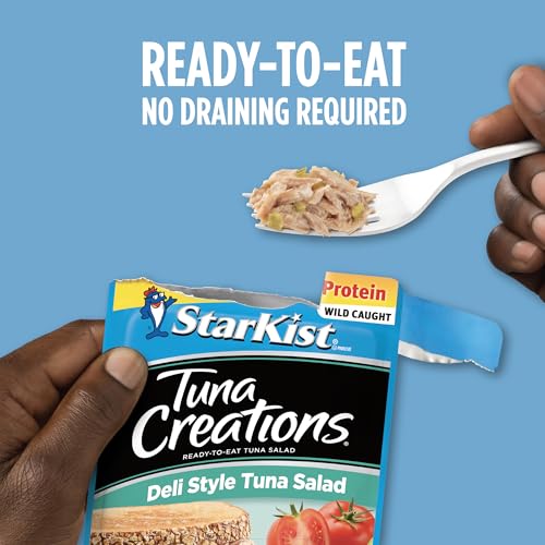 image for StarKist Tuna Creations Deli Style Tuna Salad, 3 oz Pouch(24 Pack) Rea