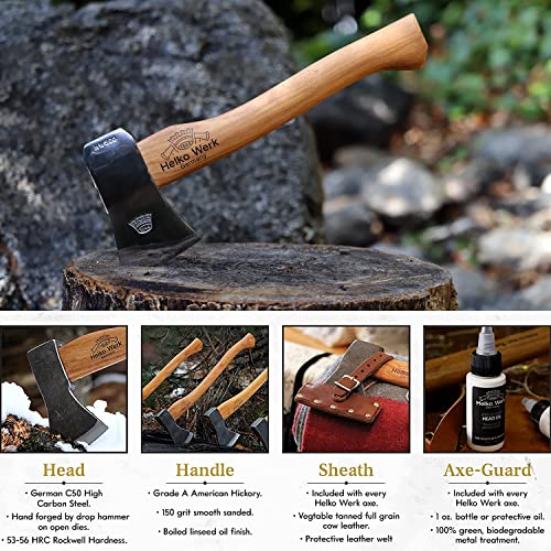 1844-Helko-Werk-Germany-Classic-Voyager-Hatchet-Camp-Hatchet-for-Scouting-Camping-and-Backpacking-small-camping-hatchet-with-hammer-head-poll-Head-1-lb-Handle-13-in-Voyager-10107