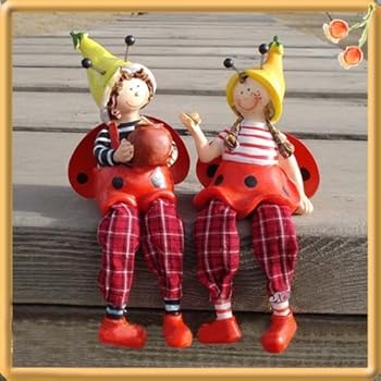 Kitchen Victoria's deco Collectibles Figurines-red Spirits (2pcs) Book