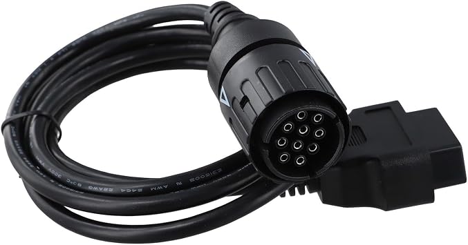 10 Pin to 16 Pin OBD2 Diagnostic Adapter Cable for ICOM-D, 1.5M Motorcycle Scanner Cord Compatible with For ELM327 For OBDLink For MotoScan