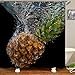 Produktbild N / A Ananas Haken Duschvorhang Bad Vorhang Duschvorhang 3D Stoff Lustiger Duschvorhang Wasserdichter Vorhang oder Matte Familie Wasserdicht Schimmelresistenter Duschvorhang A7 120x180cm