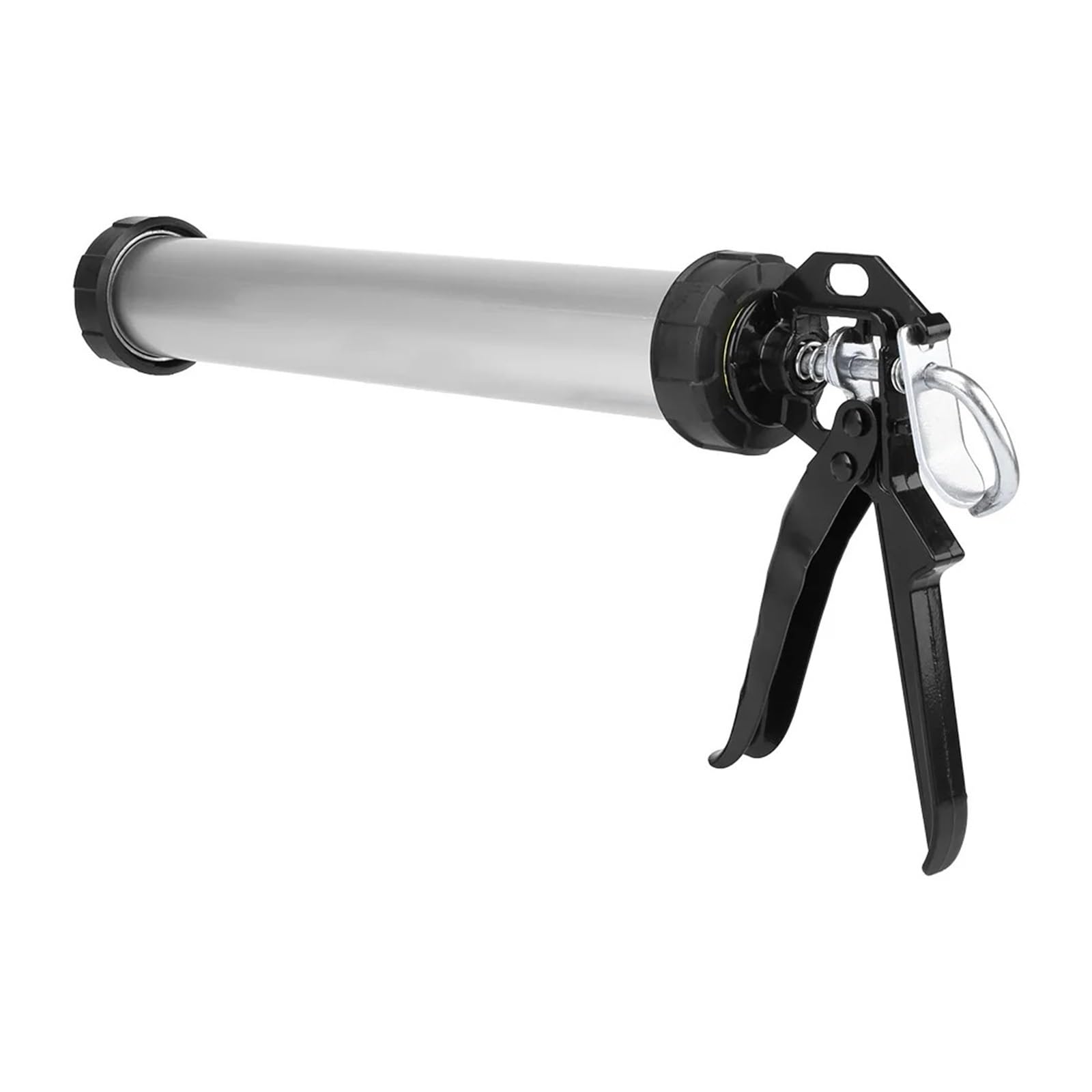 Bcxzppqdl One Color 1Pc 600Ml Aluminum Tube Silicone Caulking Gun Caulk Tool With 10 Nozzles For Caulking And Glass Glue