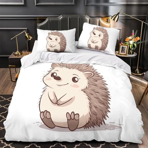 Housse de couette hérisson 3D Super King 260x220 cm en microfibre - 4