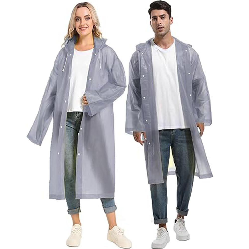Men&Women Polyester Long RainCoat Pocho Barsaati with Adjustable Cap and Cover (Pack of 1)-picture-20