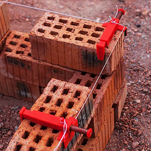VOANZO 1 Paar Mauerwerksschnurspanner Maurerschnurhalter Ecke für BAU Mauerwerk Mauerwerk Wand