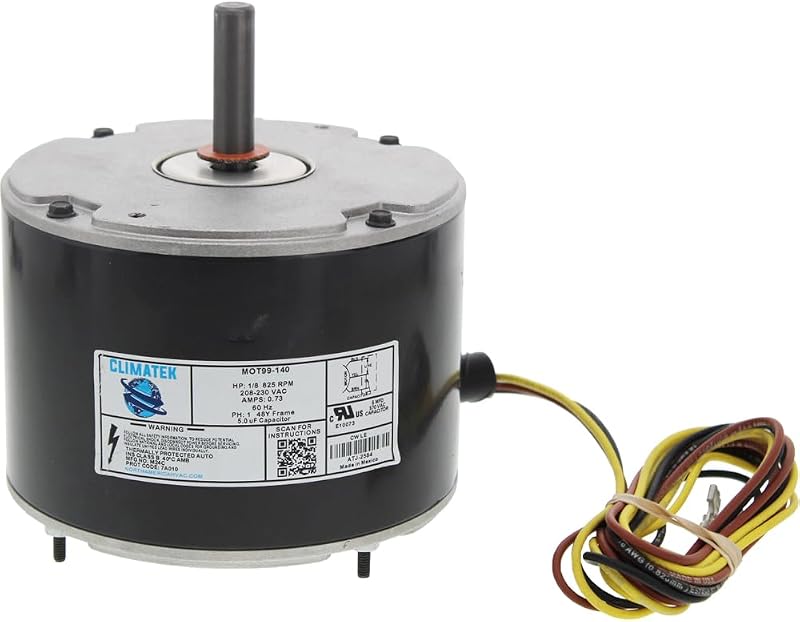 Exact Replacement for GE Genteq Condenser Fan Motor 5KCP39DFS773S | 1/8 HP