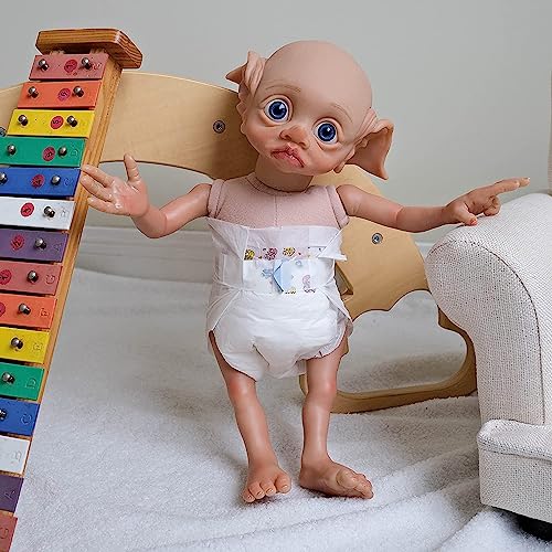 Muñeca Reborn de 17 pulgadas iCradle estilo Elfo hecha a mano miniatura 2
