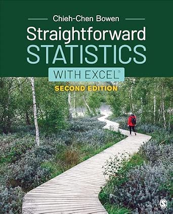 Straightforward Statistics with Excel Second Edition book cover