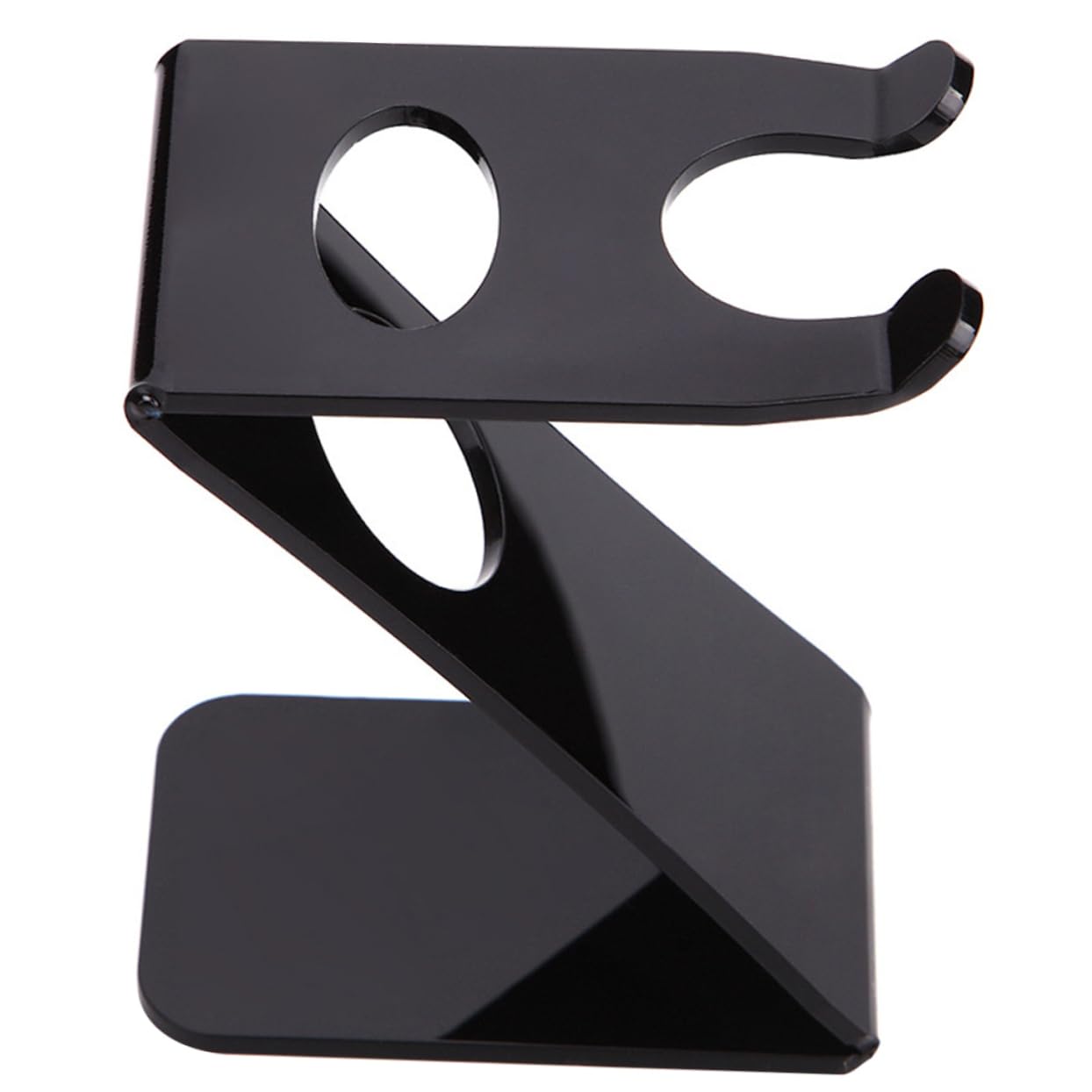 Beatifufu Shaped Shaving Brush Stand Holder for Men Durable Organizer for Razors Brushes for Home Salon Travel Present for Father Day Birthdays