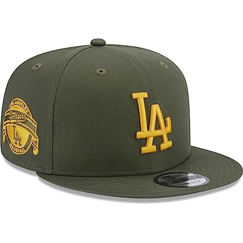 New Era - MLB Los Angeles Dodgers Side Patch 9Fifty Snapback Cap Farbe Grün, Größe S-M
